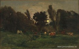 El prado de las tumbas en Villerville El prado de las tumbas en Villerville