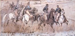 Los cazadores de África durante la guerra de Crimea de 1854 Los cazadores de África durante la guerra de Crimea de 1854