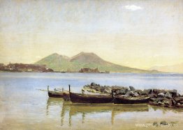 La Bahía de Nápoles con el Vesubio al fondo La Bahía de Nápoles con el Vesubio al fondo