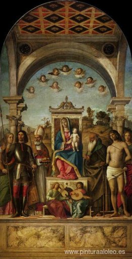 Virgen y el Niño con santos Virgen y el Niño con santos