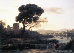 Paisaje con pastores - El Pont Molle Paisaje con pastores - El Pont Molle