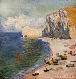 La playa y la Falaise d'Amont La playa y la Falaise d'Amont