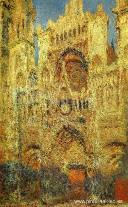 Catedral de Rouen al atardecer Catedral de Rouen al atardecer