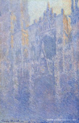 Catedral de Rouen, el Portal, Niebla matutina Catedral de Rouen, el Portal, Niebla matutina