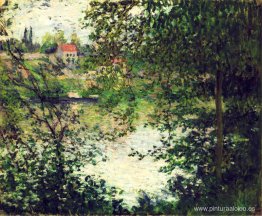 Isla de La Grande Jatte a través de los árboles Isla de La Grande Jatte a través de los árboles