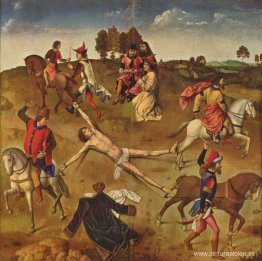 Martirio de San Hipólito: el panel central del Tríptico de San H Martirio de San Hipólito: el panel central del Tríptico de San H