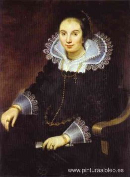 retrato de una dama con un abanico retrato de una dama con un abanico