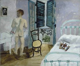 Desnudo en un dormitorio, retrato de fr.Francis Rose Desnudo en un dormitorio, retrato de fr.Francis Rose