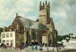 Iglesia y mercado, Bretaña Iglesia y mercado, Bretaña