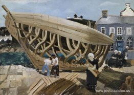 Construyendo el barco, Tréboul Construyendo el barco, Tréboul