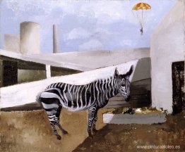 Cebra y paracaídas Cebra y paracaídas
