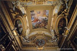 Fresco en el techo de la Sala de Saturno Fresco en el techo de la Sala de Saturno