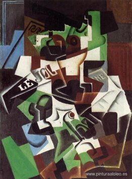 Frutero, pipa y periódico Frutero, pipa y periódico