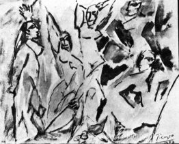 Las chicas de Aviñón (estudio) Las chicas de Aviñón (estudio)