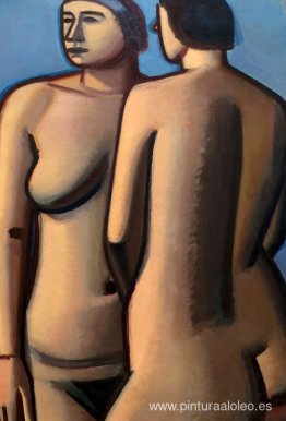 Dos desnudos femeninos Dos desnudos femeninos