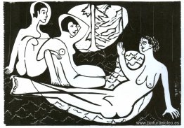 Tres desnudos en el bosque Tres desnudos en el bosque