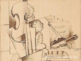 Composición con instrumentos musicales. Composición con instrumentos musicales.