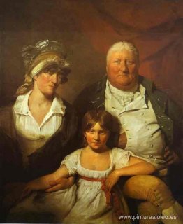 William Chalmers Bethune, su esposa Isabella Morison y su hija I William Chalmers Bethune, su esposa Isabella Morison y su hija I