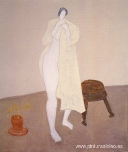 desnuda con túnica desnuda con túnica