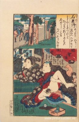 Tokaido 53 Estaciones, Estación #44, Yokkaichi Tokaido 53 Estaciones, Estación #44, Yokkaichi