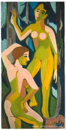 Dos desnudos en el bosque II Dos desnudos en el bosque II