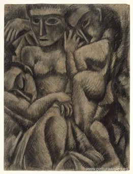 Composición con cuatro figuras Composición con cuatro figuras