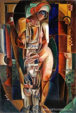 Desnudo con ídolo Desnudo con ídolo