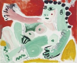 Desnudo sentado apoyado en cojines (Jacqueline) Desnudo sentado apoyado en cojines (Jacqueline)