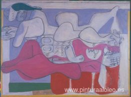 Dos mujeres étendues Dos mujeres étendues