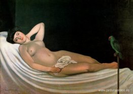 La mujer con el loro La mujer con el loro