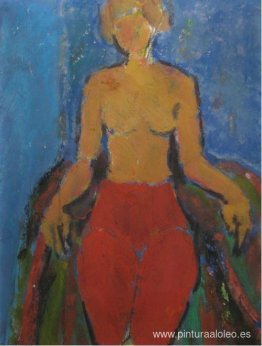 Desnudo en fotoliu Desnudo en fotoliu