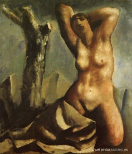 Desnudo con arbol Desnudo con arbol