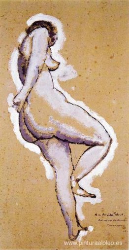 desnudo de pie desnudo de pie