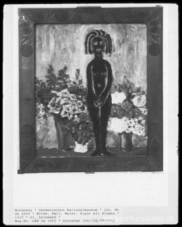 figura con flores figura con flores