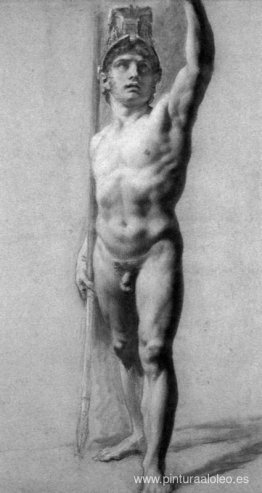 Desnudo Masculino Levantando el Brazo Desnudo Masculino Levantando el Brazo