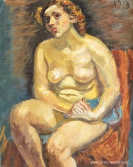 Desnudo en la silla Desnudo en la silla