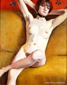 Desnudo en un diván Desnudo en un diván