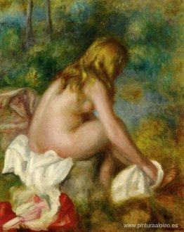 Bañista, sentada desnuda Bañista, sentada desnuda