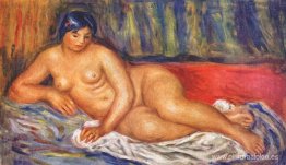 Chica desnuda reclinada Chica desnuda reclinada