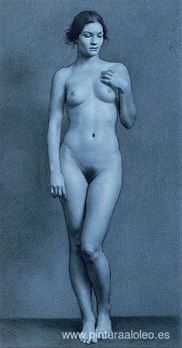 Desnudo femenino de pie Desnudo femenino de pie