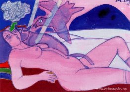 mujer y pájaro mujer y pájaro