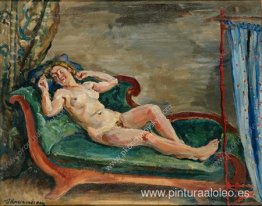 Mujer en el sofá Mujer en el sofá