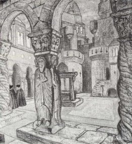 Estudio de escenografía para "La princesa Maleine" Estudio de escenografía para "La princesa Maleine"