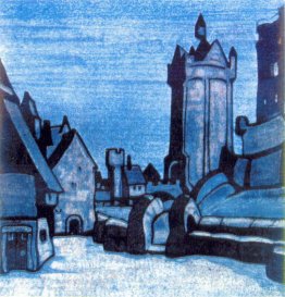 Calle frente al castillo Calle frente al castillo