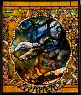 Panel de invierno desde la ventana del Four Seasons Panel de invierno desde la ventana del Four Seasons