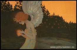 Cuadros navideños firmados con París. Cuadros navideños firmados con París.