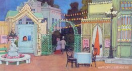 Boceto para la obra de Ostrovsky 'Mad Money'. En el parque Petro Boceto para la obra de Ostrovsky 'Mad Money'. En el parque Petro