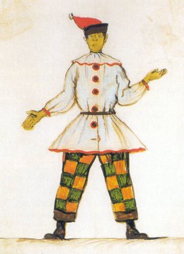 Petrushka. Diseño de vestuario para Vatslav Nijinsky Petrushka. Diseño de vestuario para Vatslav Nijinsky