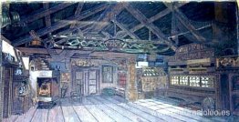 Sadkó. Diseño para la decoración del escenario. Sadkó. Diseño para la decoración del escenario.