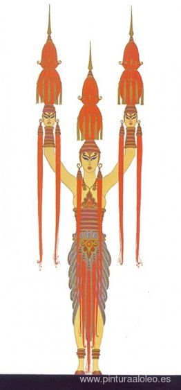 Portador de linterna, Tesoros de Indochina Portador de linterna, Tesoros de Indochina